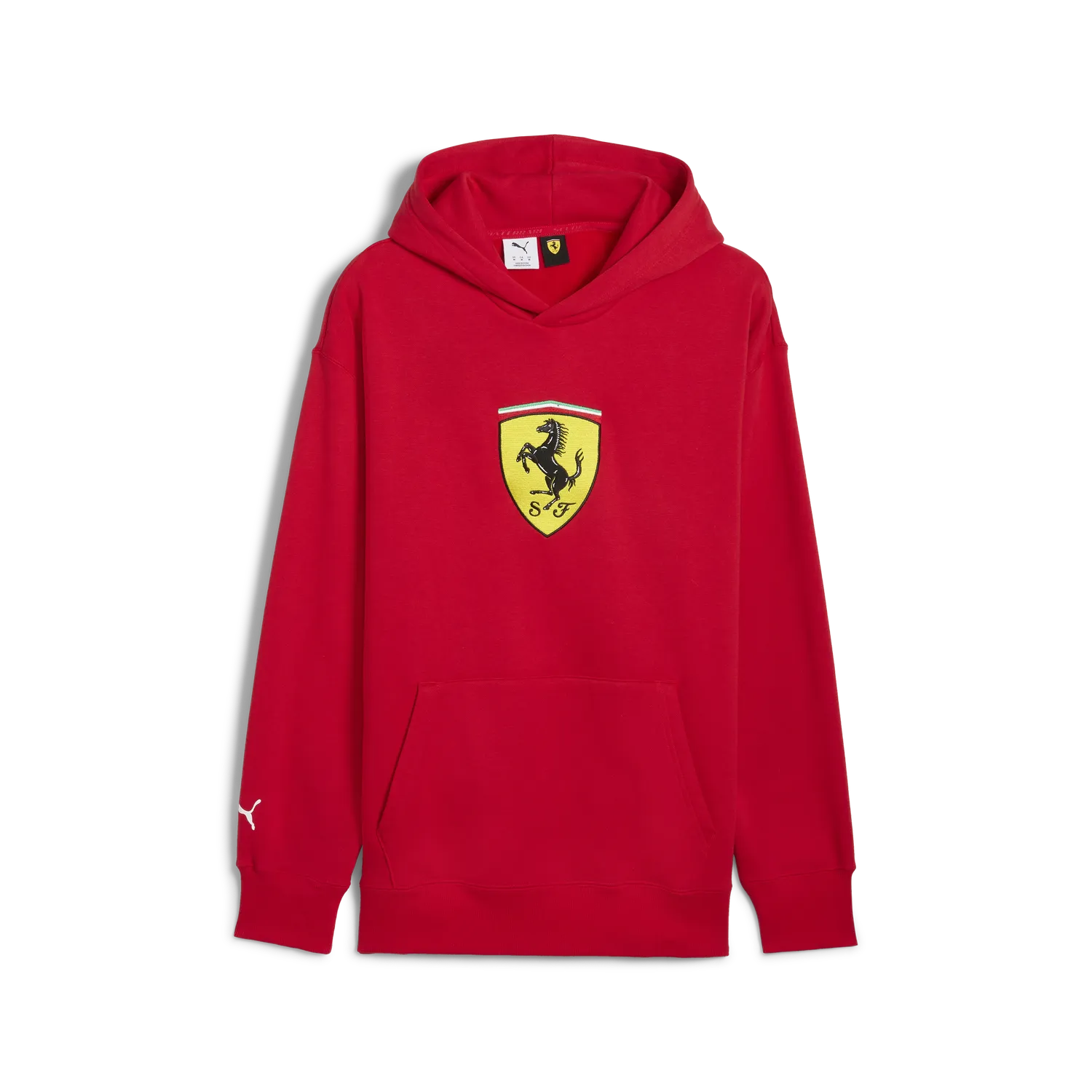 Ferrari Race Kapucnis Pulóver - piros 🔥