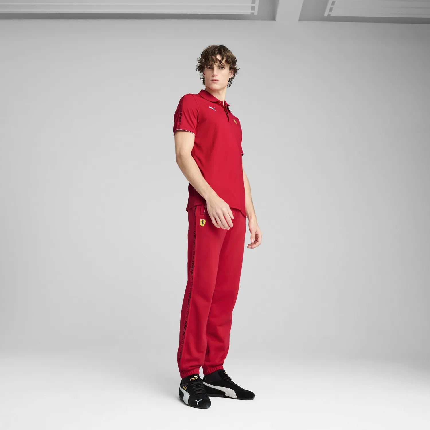 Ferrari Race Collar T-Shirt - Red 🔥