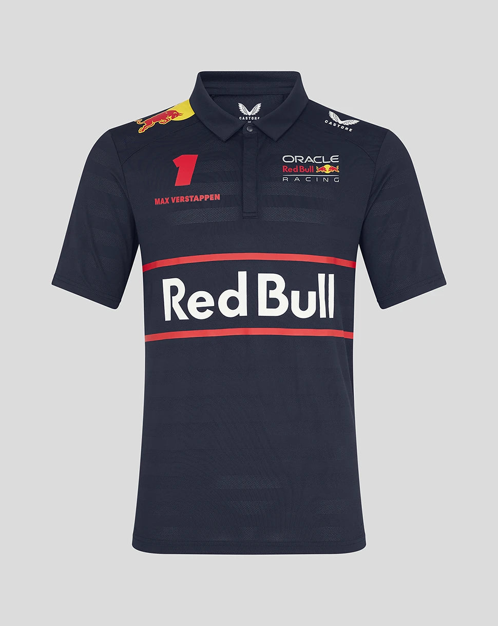 Red Bull Racing Max Verstappen T-Shirt mit Kragen 🔥