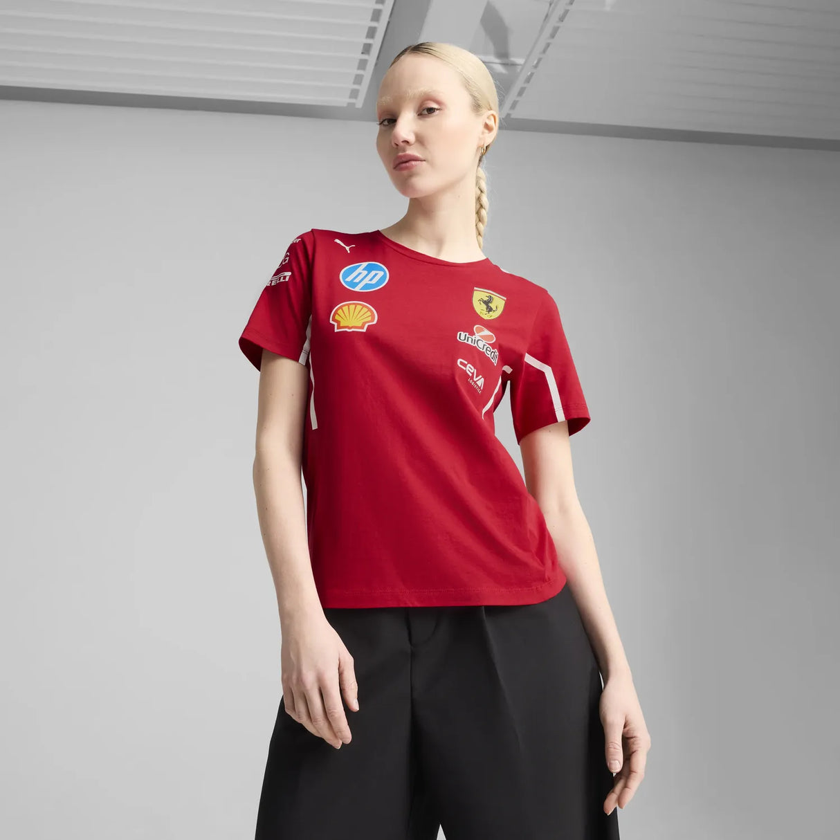Scuderia Ferrari Team Women's Crew Neck T-Shirt 🔥