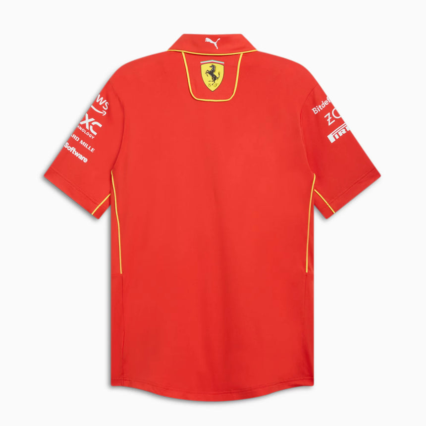 Ferrari collared shirt, Puma, team, pro, red, 2024
