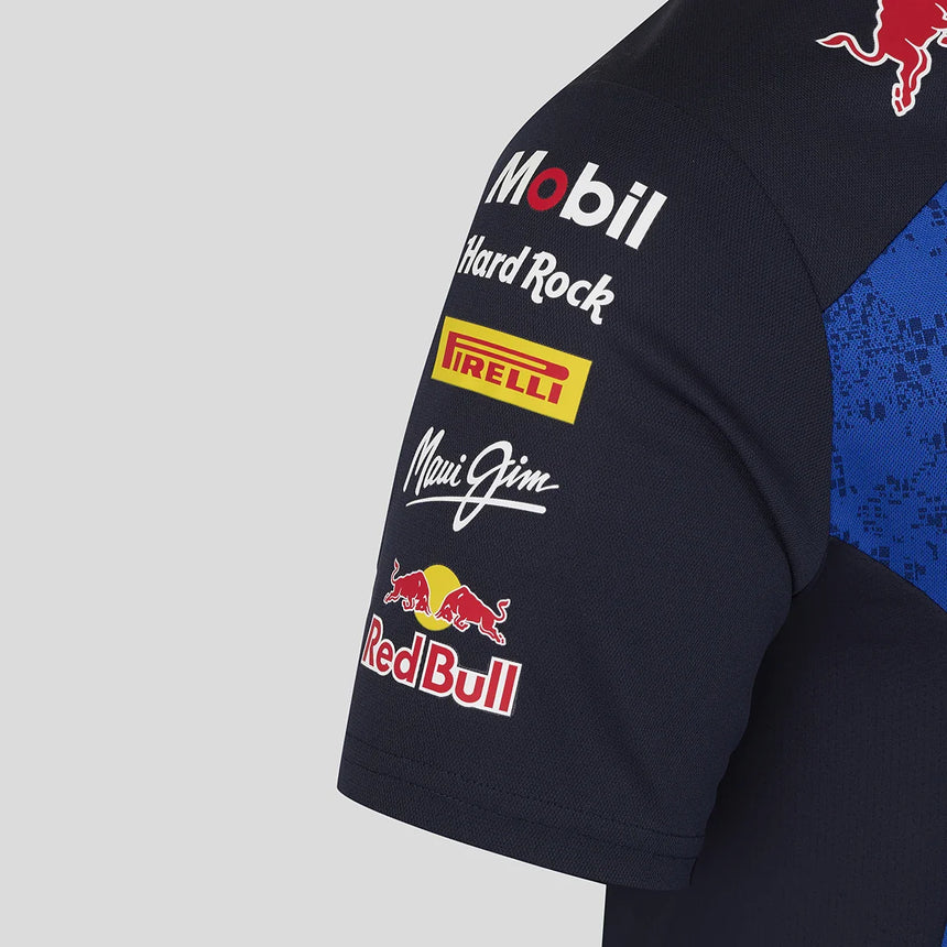 Red Bull póló, csapat, női, kék