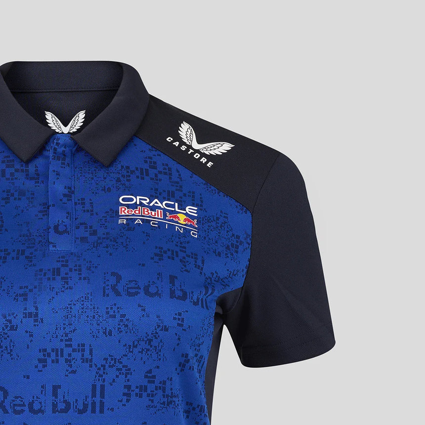 Red Bull póló, csapat, Isack Hadjar, női, kék, 2026