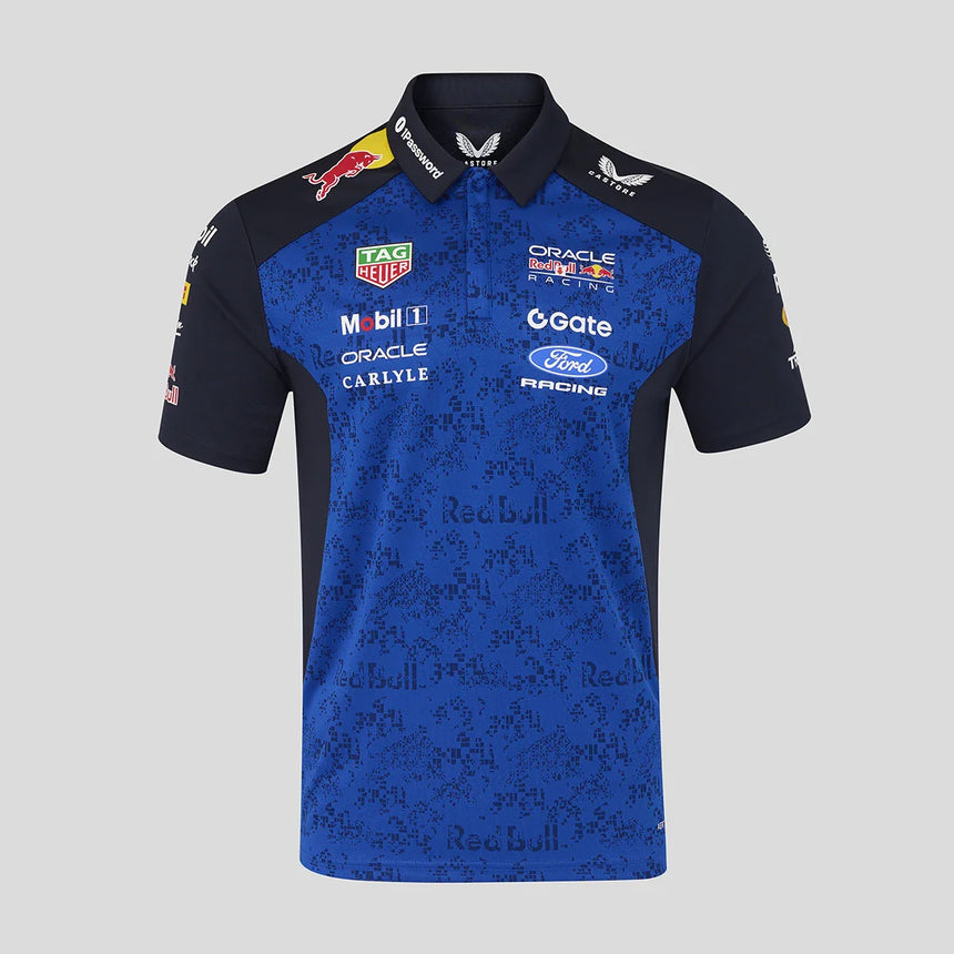 Red Bull póló, csapat, kék