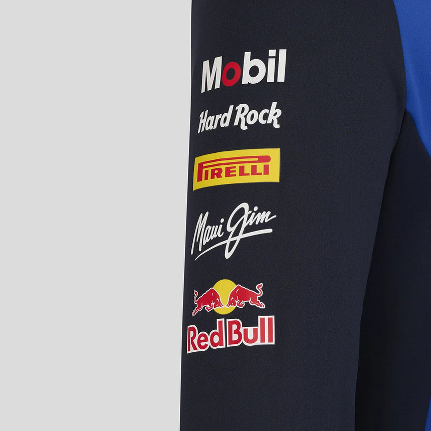 Red Bull kapucnis pulóver, csapat, kék, 2026