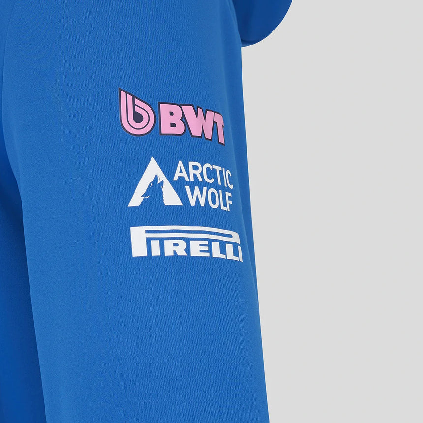 alpesi kapucnis pulóver, csapat, kék