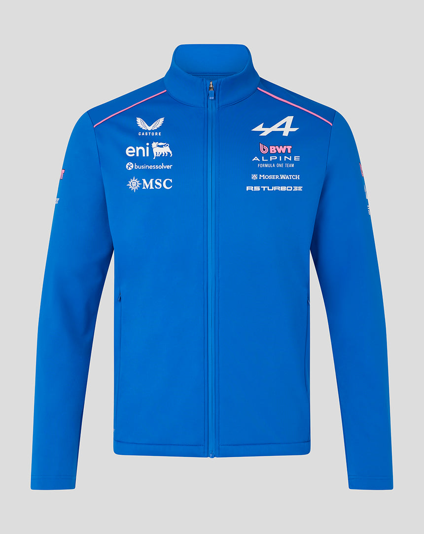 Alpine F1 softshell kabát, csapat, kék, 2026