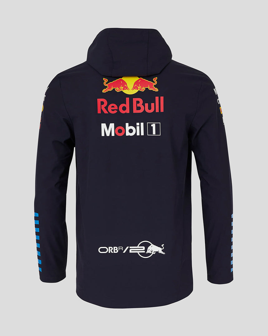 Red Bull jacket, Castore, team, water repellent, blue, 2024