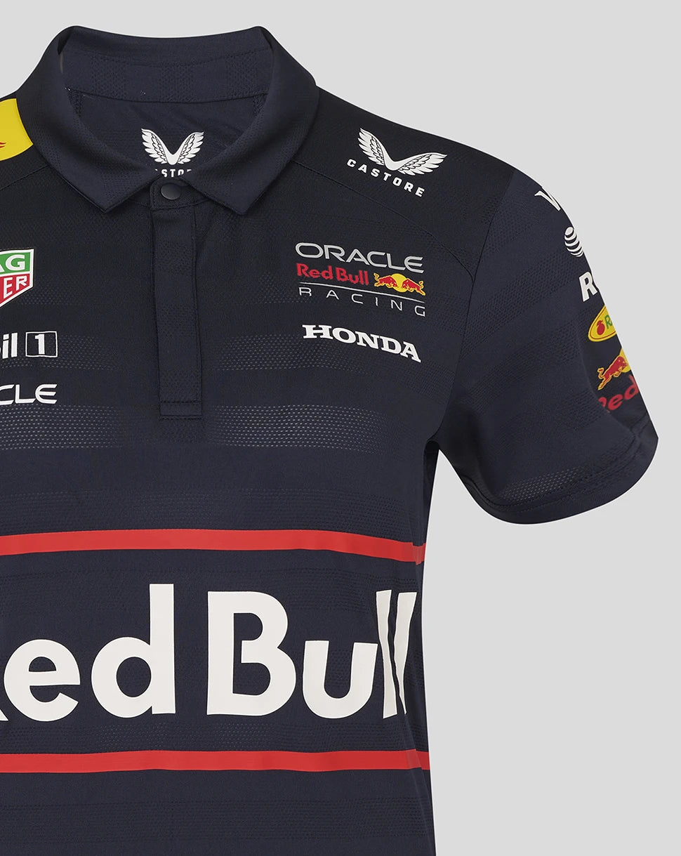 Red Bull Racing Team T-Shirt mit Kragen – Damen 🔥