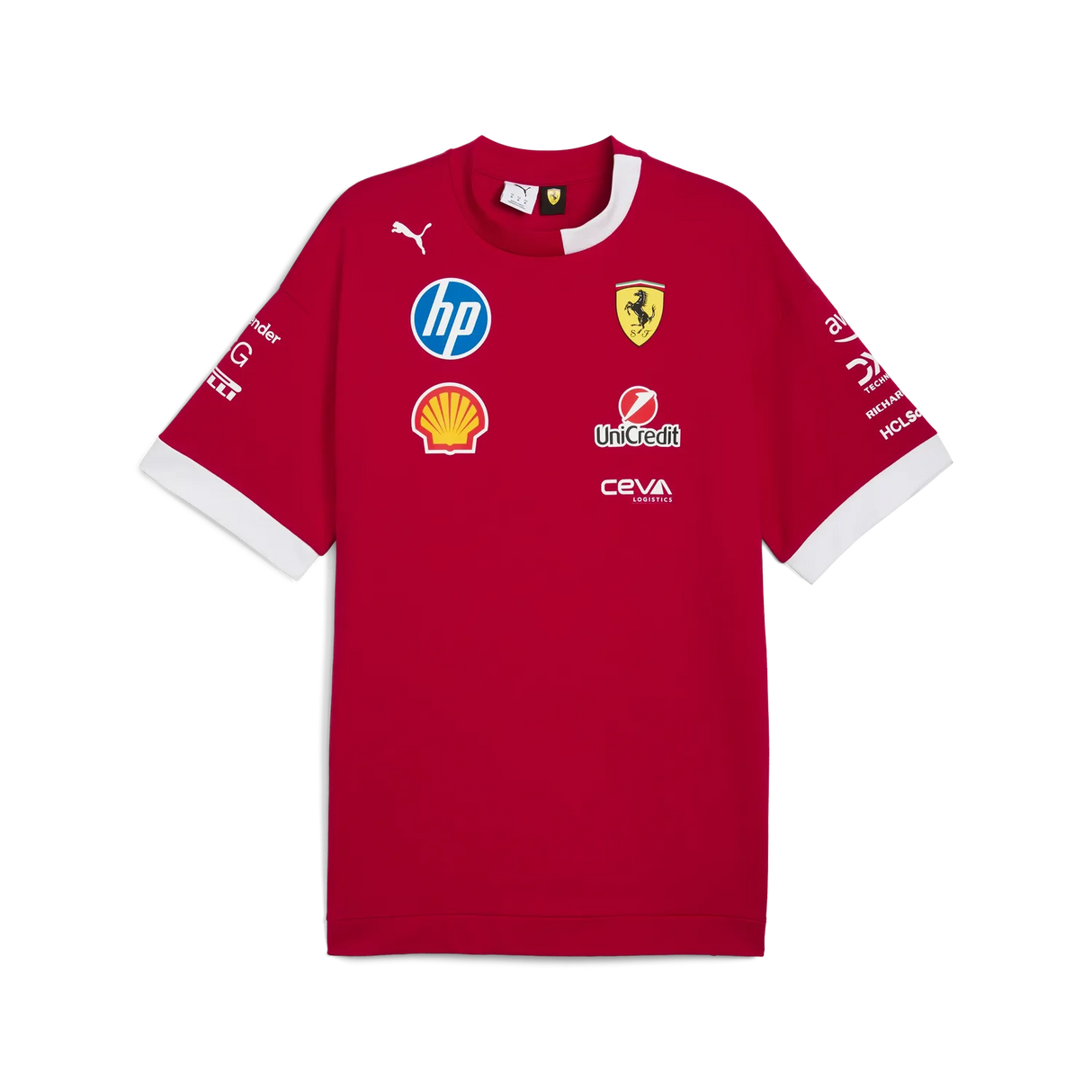 Scuderia Ferrari Drivers Oversized Környakú Póló 🔥