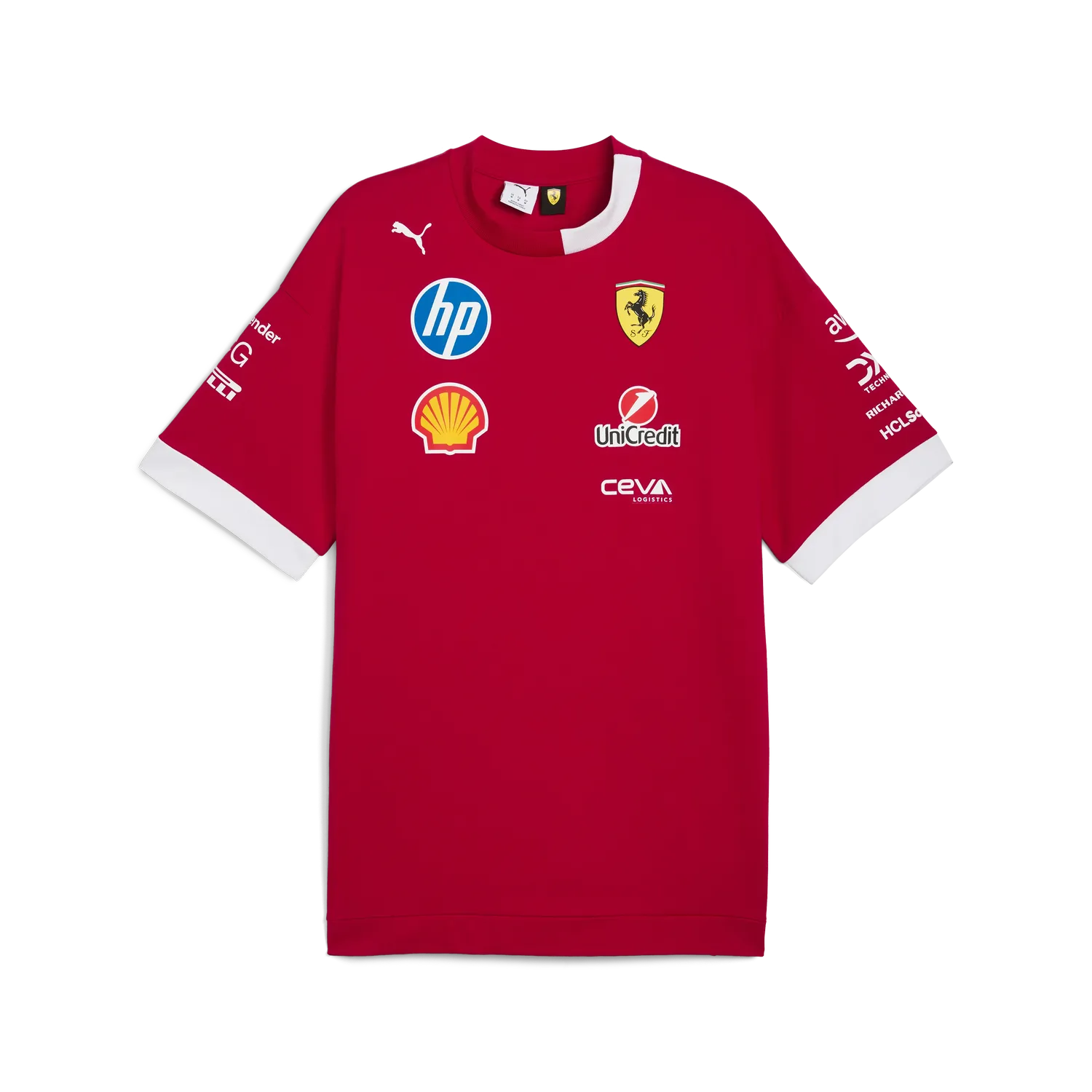 Scuderia Ferrari Drivers Oversized Környakú Póló 🔥