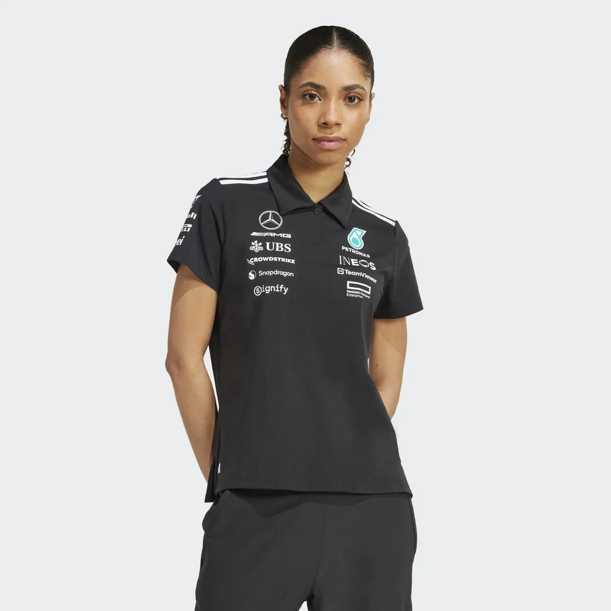 Mercedes Team Collared T-Shirt - Women's 🔥