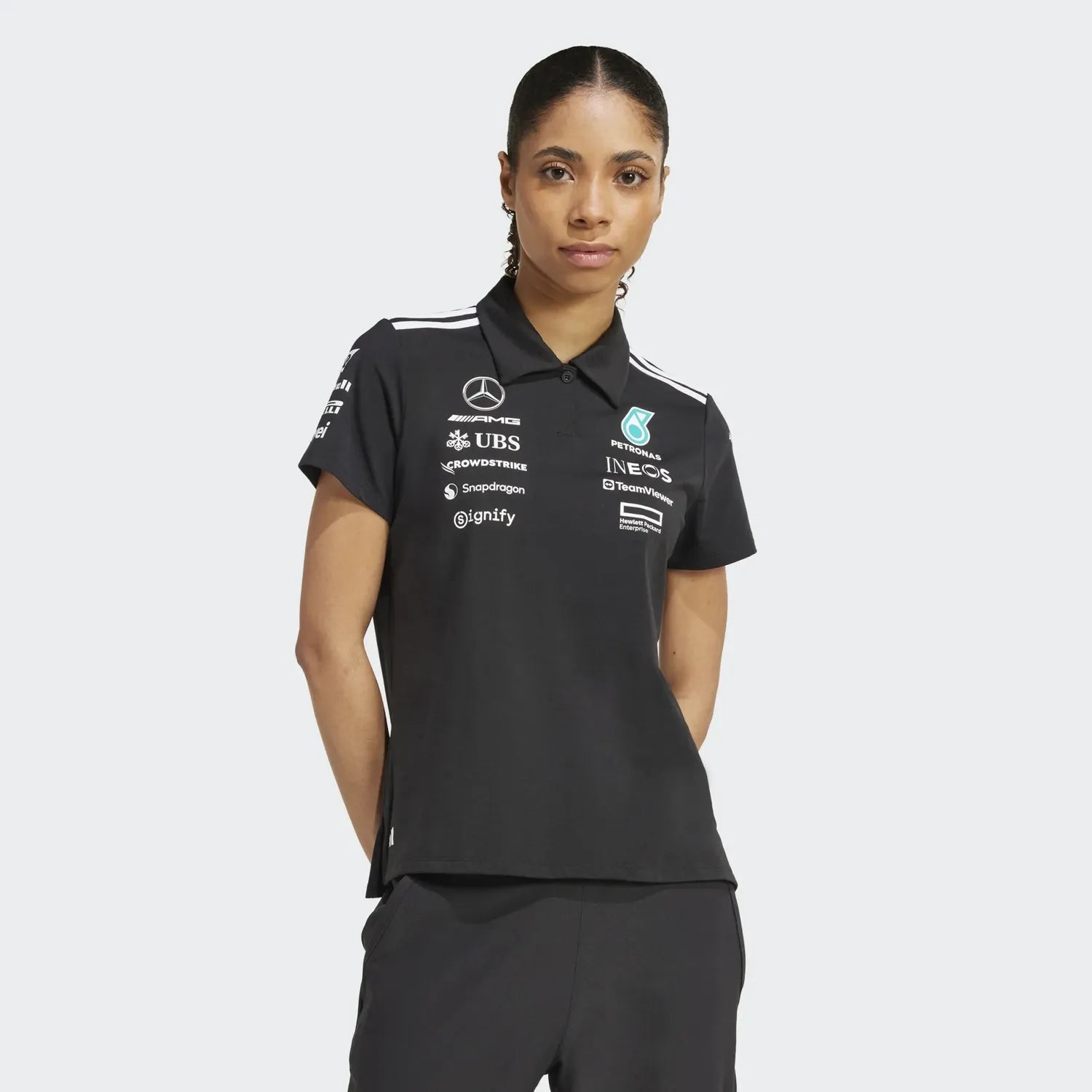 Mercedes Team Collared T-Shirt - Women's 🔥
