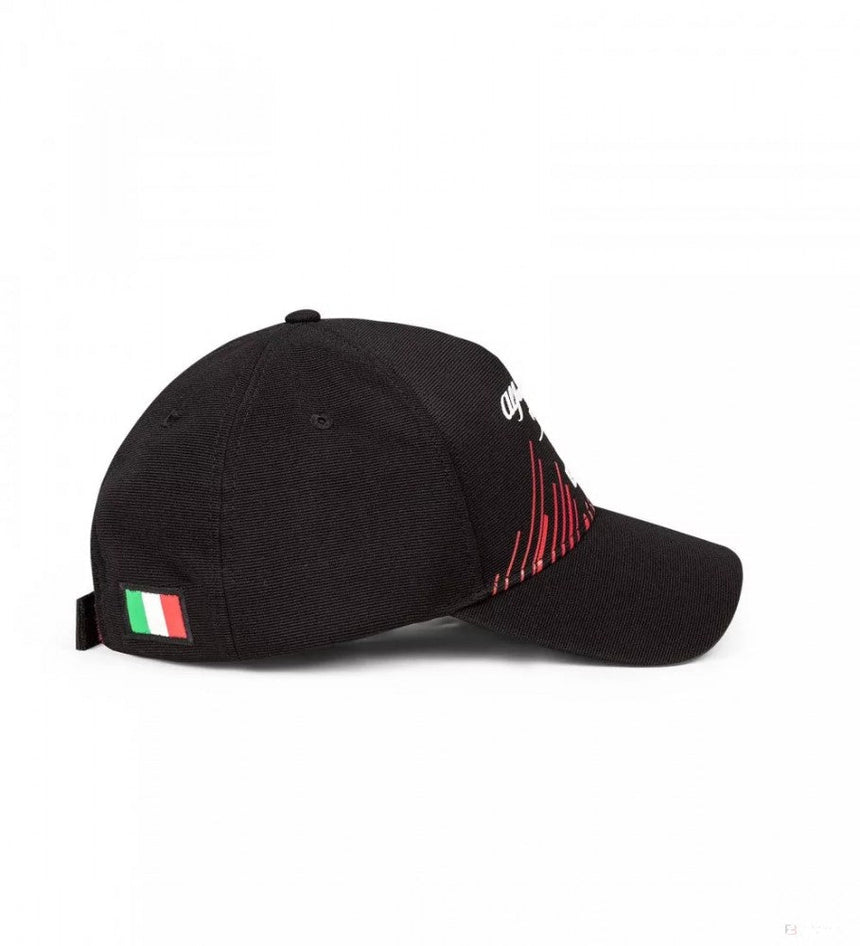 Alfa Romeo Baseball Sapka, ITALIA GP, Felnőtt, Fekete, 2022 - FansBRANDS®