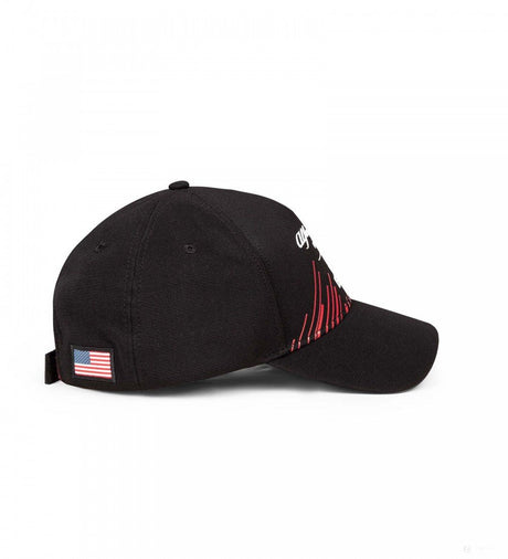 Alfa Romeo Baseball Sapka, USA GP, Felnőtt, Fekete, 2022 - FansBRANDS®