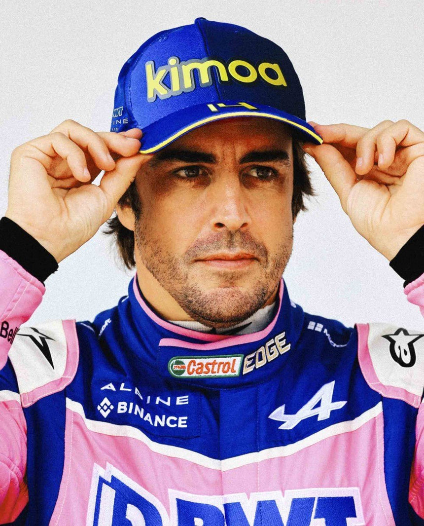 Alpine Baseball Sapka, Fernando Alonso Kimoa Spain GP, Kék, 2022 - FansBRANDS® - HU