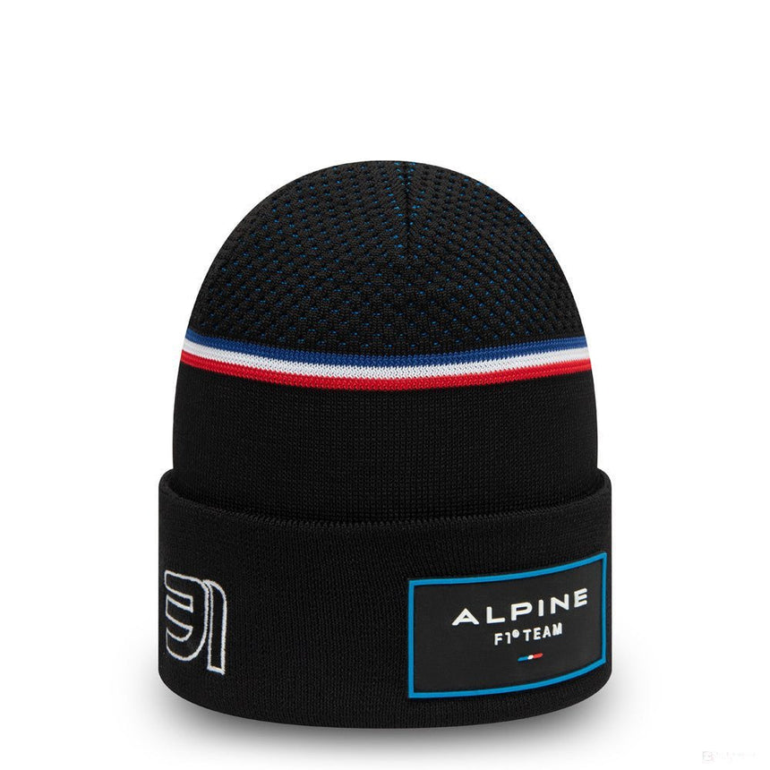 Alpine Esteban Ocon Téli Sapka, Felnőtt, Fekete - FansBRANDS® - HU