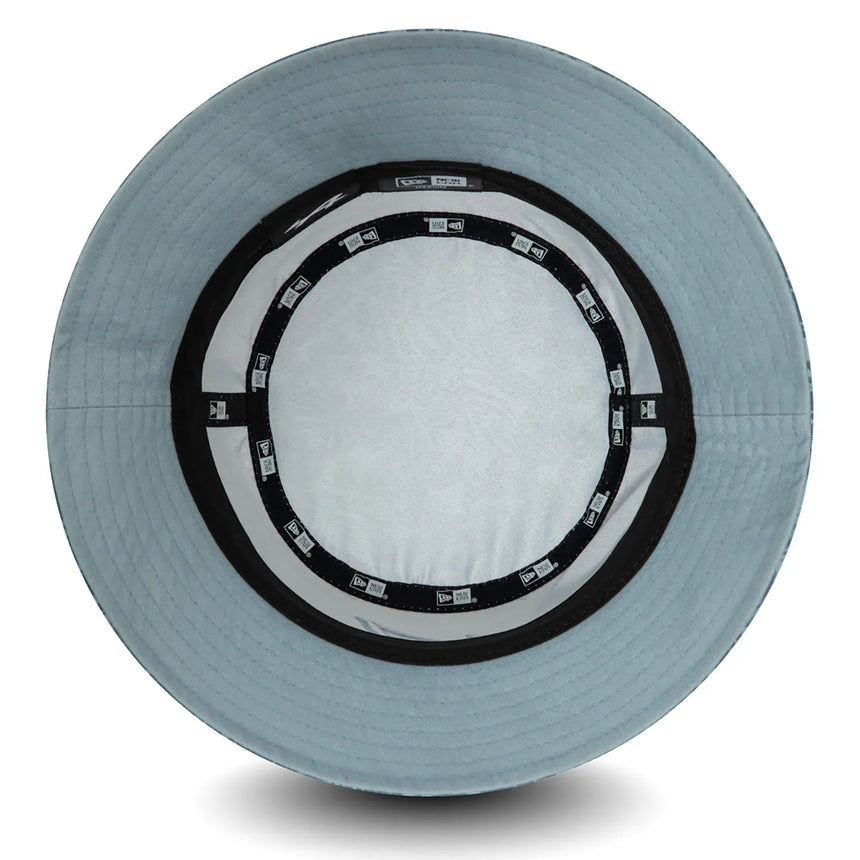 Alpine bucket hat, New Era, floral pattern, blue