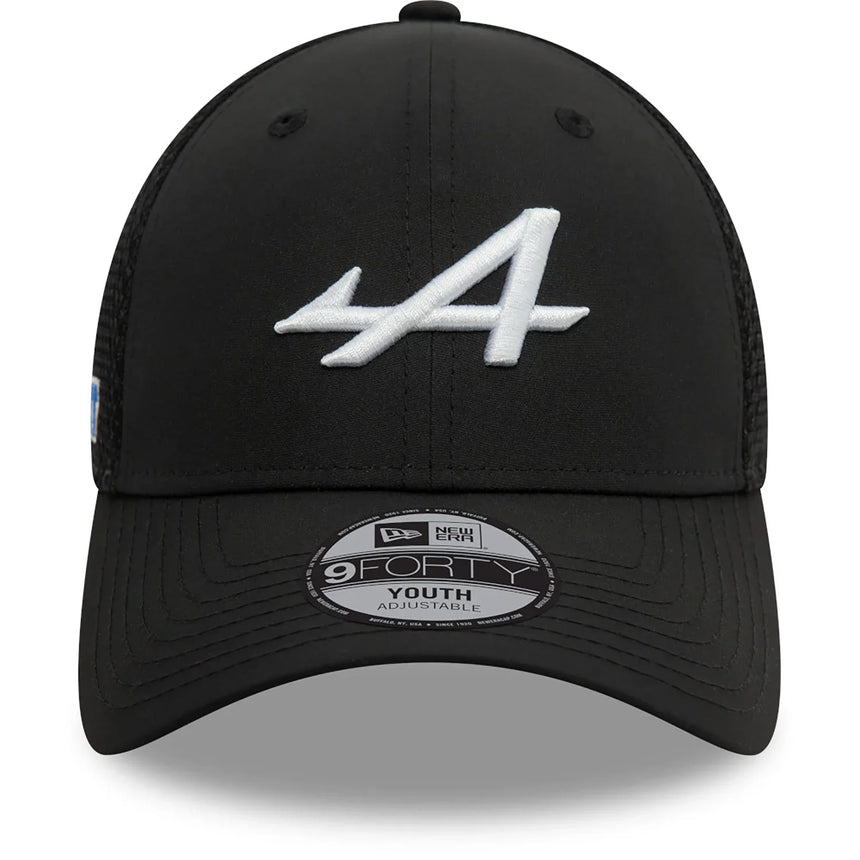 Alpine cap, New Era, team, 9FORTY, kids, black, 2024