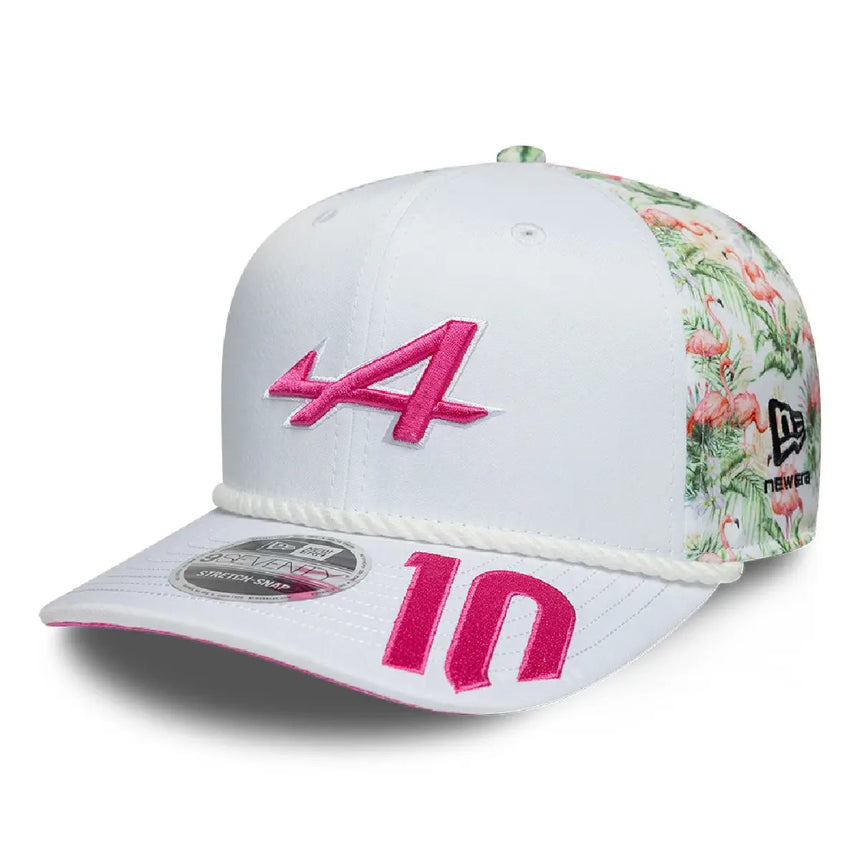 Alpine sapka, csapat, Pierre Gasly, 9SEVENTY, New Era, Miami Különkiadás, fehér, 2026