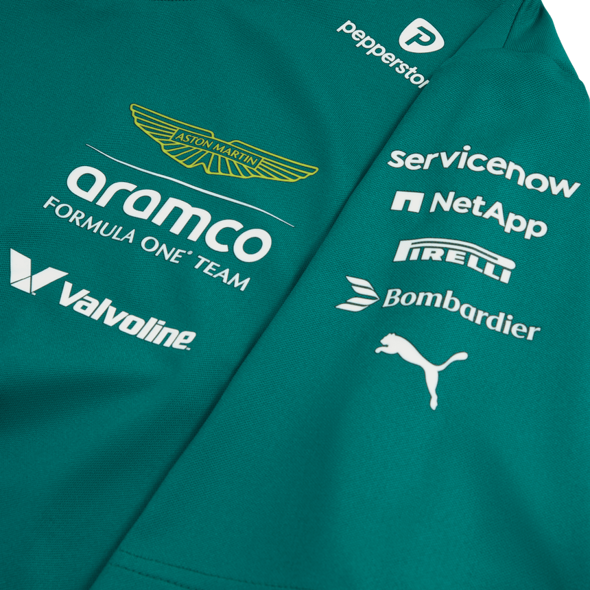 Aston Martin AMF1, Puma csapat póló, Zöld 🔥 - FansBRANDS® - HU