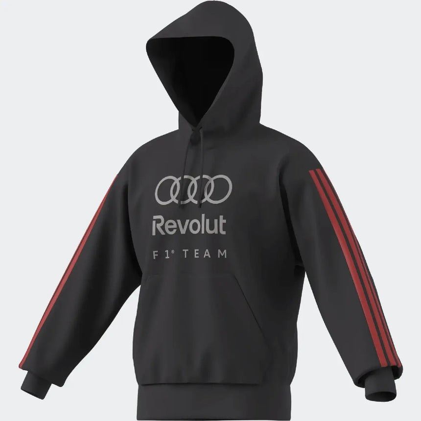 Audi Kapucnis Pulóver, DNA, adidas, szürke