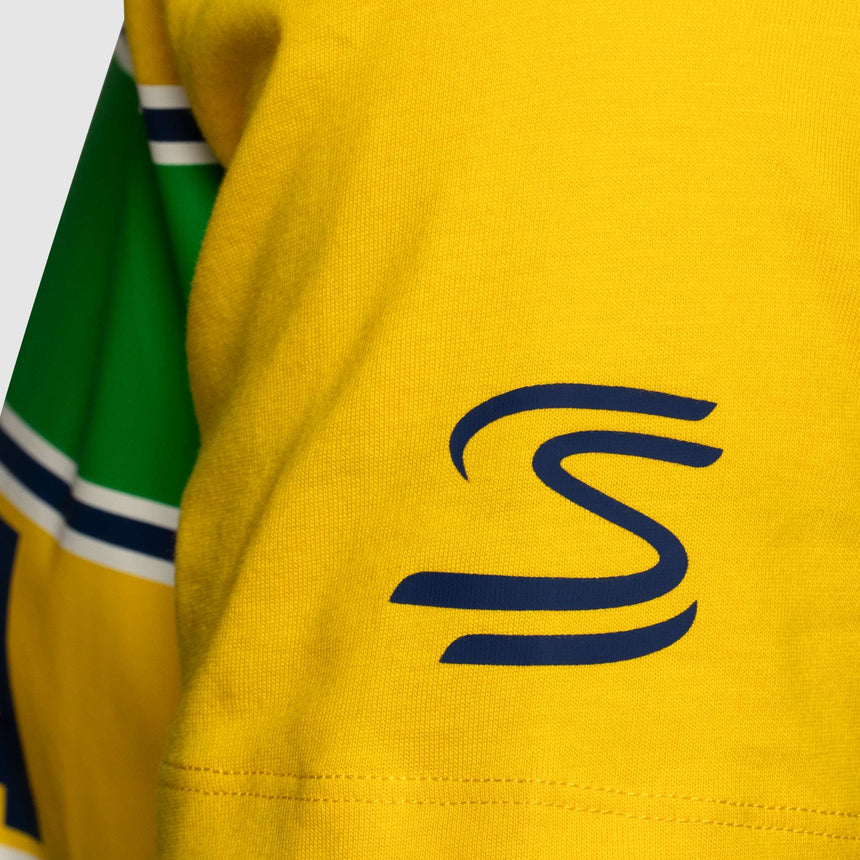 Ayrton Senna póló, SENNA, sárga - FansBRANDS®