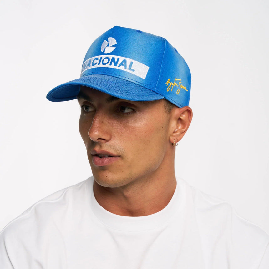 Ayrton Senna sapka, Nacional, replika, kék - FansBRANDS®