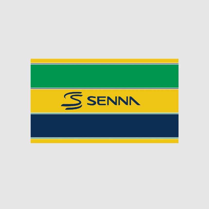 Ayrton Senna zászló, sárga