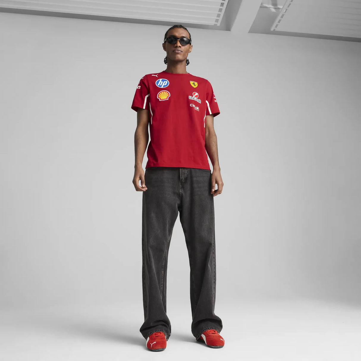 Scuderia Ferrari Csapat Környakú Póló 🔥