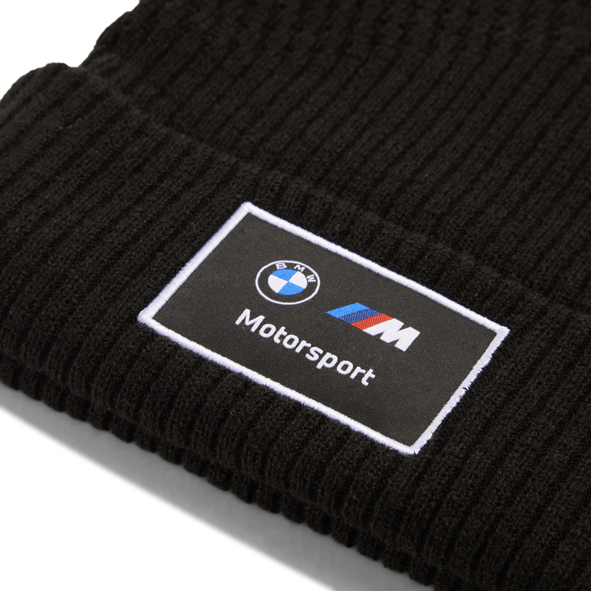 BMW Kötött Sapka, MMS, Puma, Közepes fazon, fekete 🔥 - FansBRANDS® - HU