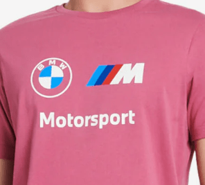 BMW MMS ESS LOGO Póló Dusty Orchid 2022 - FansBRANDS® - HU
