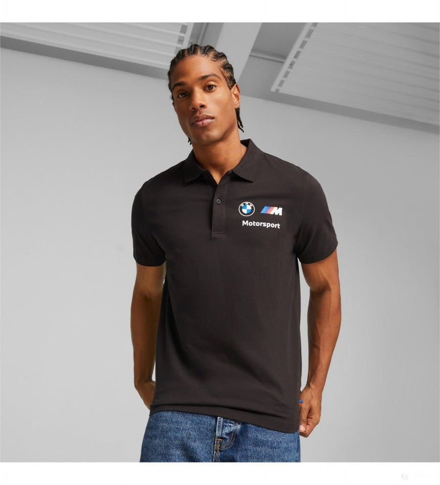 BMW MMS galléros póló, Puma, ESS, fekete - FansBRANDS®