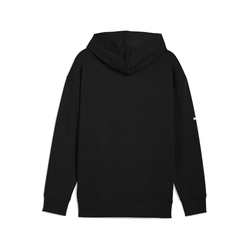 BMW Polár Kapucnis Pulóver, Puma, MMS, essential+, fekete 🔥 - FansBRANDS® - HU