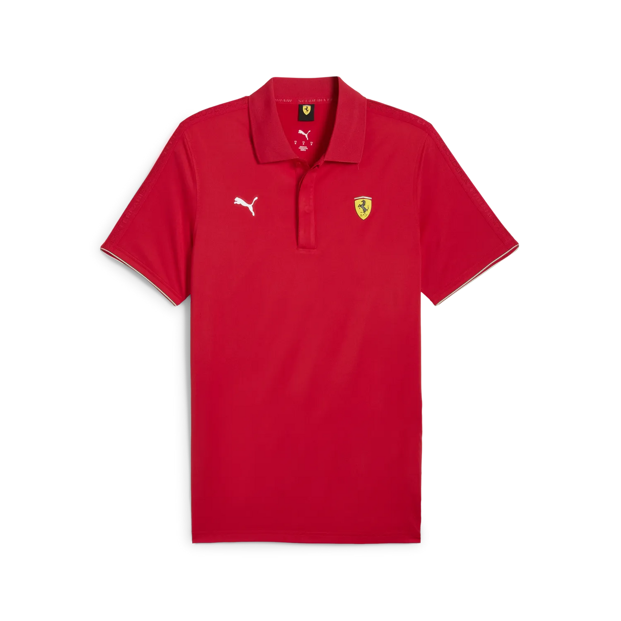 Ferrari Race Collar T-Shirt - Red 🔥