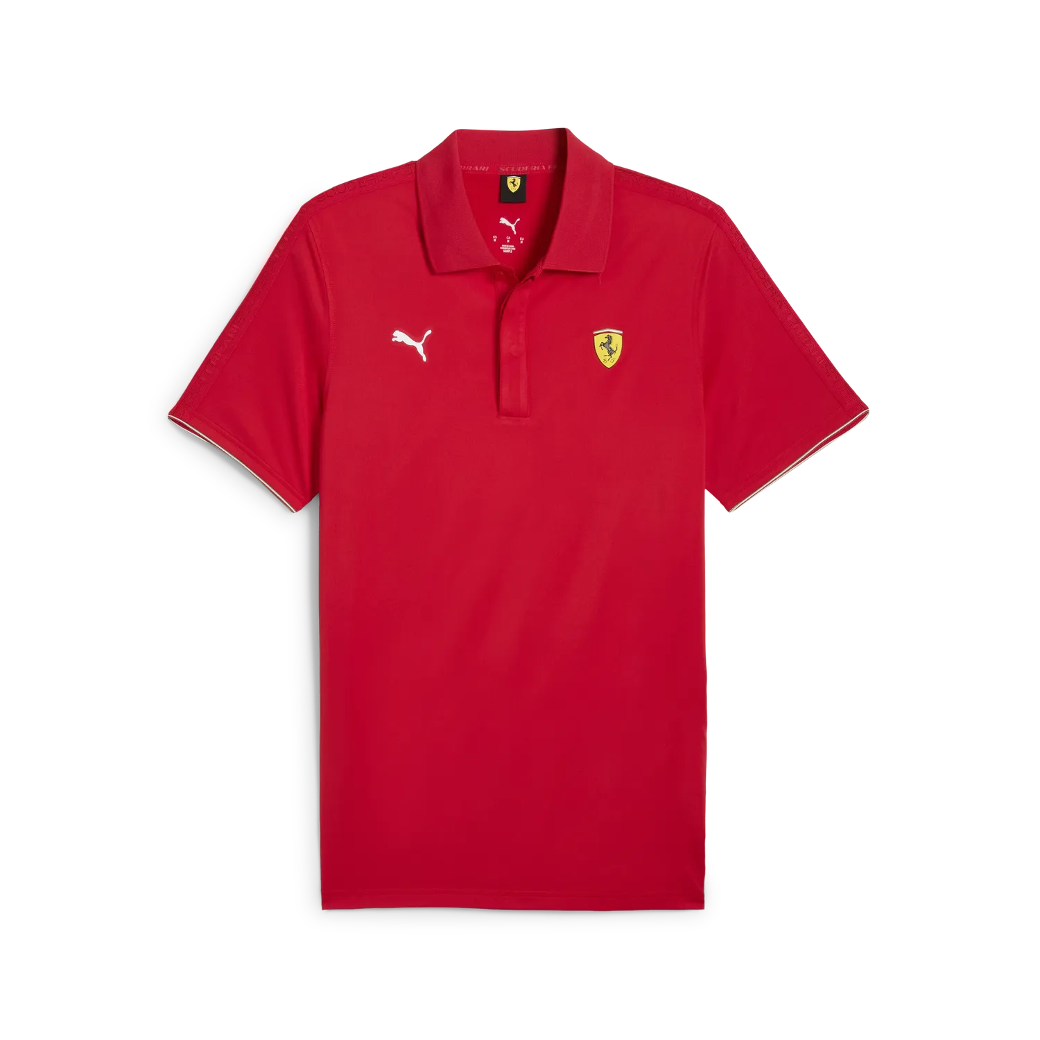 Ferrari Race Collar T-Shirt - Red 🔥
