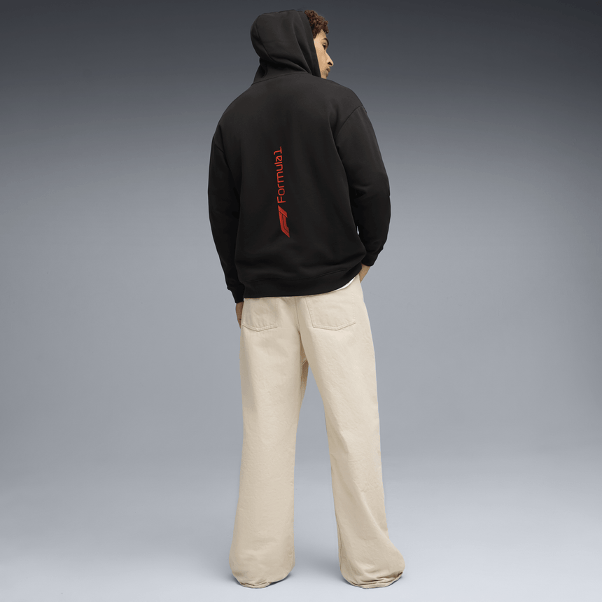 F1 Pulóver, Puma, Essetial+, Cipzáras, fekete 🔥 - FansBRANDS® - HU