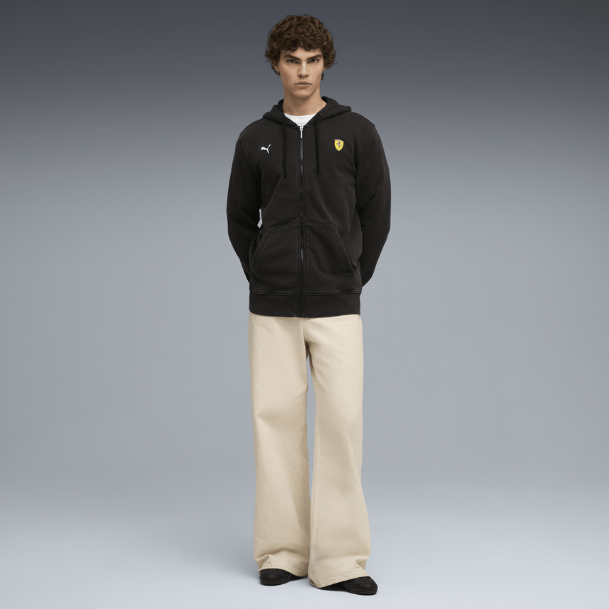 Ferrari Cipzáros Pulóver, Puma, fekete 🔥 - FansBRANDS® - HU