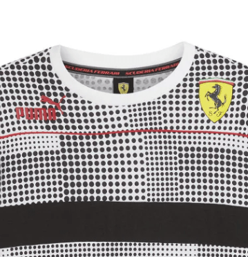 Ferrari póló, Race Camo SDS AOP, fekete - FansBRANDS® - HU