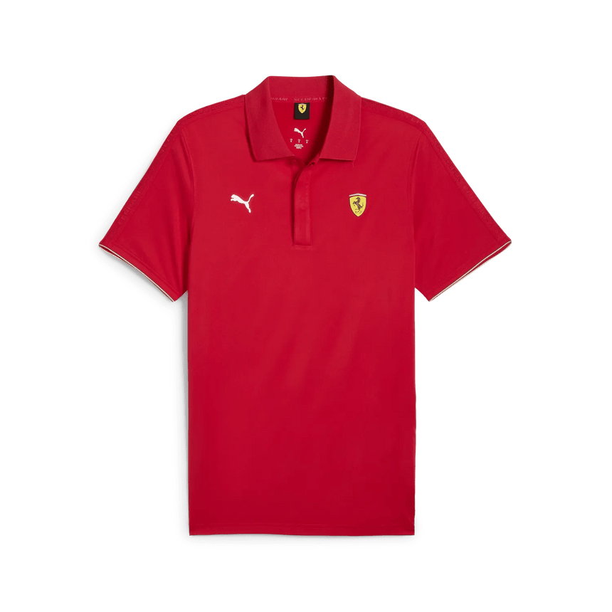 Ferrari Race Galléros Póló - Piros 🔥 - FansBRANDS® - HU
