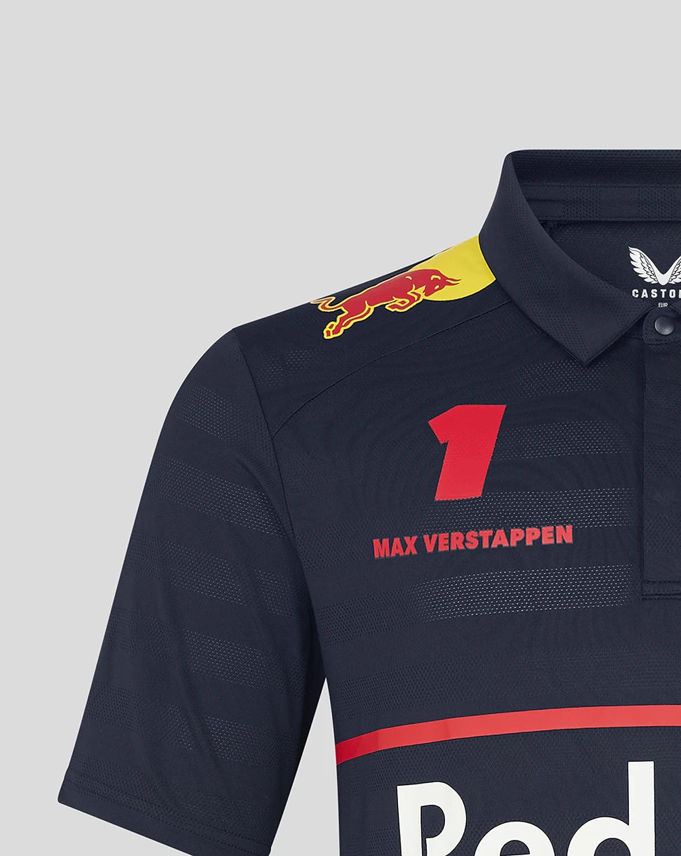 Red Bull Racing Max Verstappen T-Shirt mit Kragen 🔥