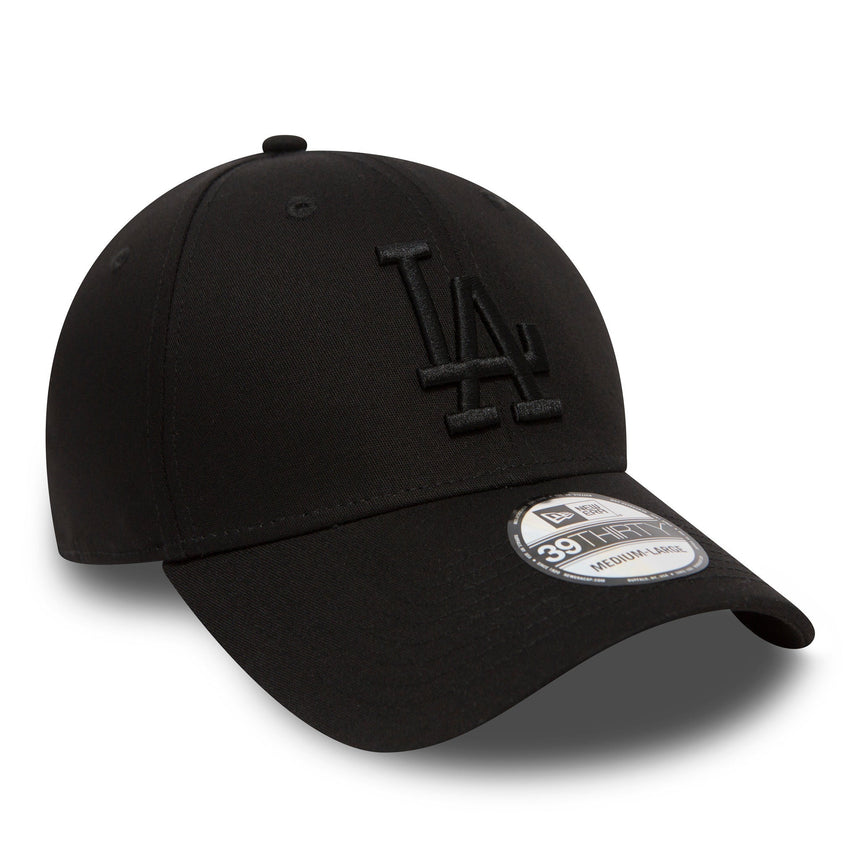 Los Angeles Dodgers sapka, New Era, 39THIRTY, basic, teljesen fekete - FansBRANDS® - HU