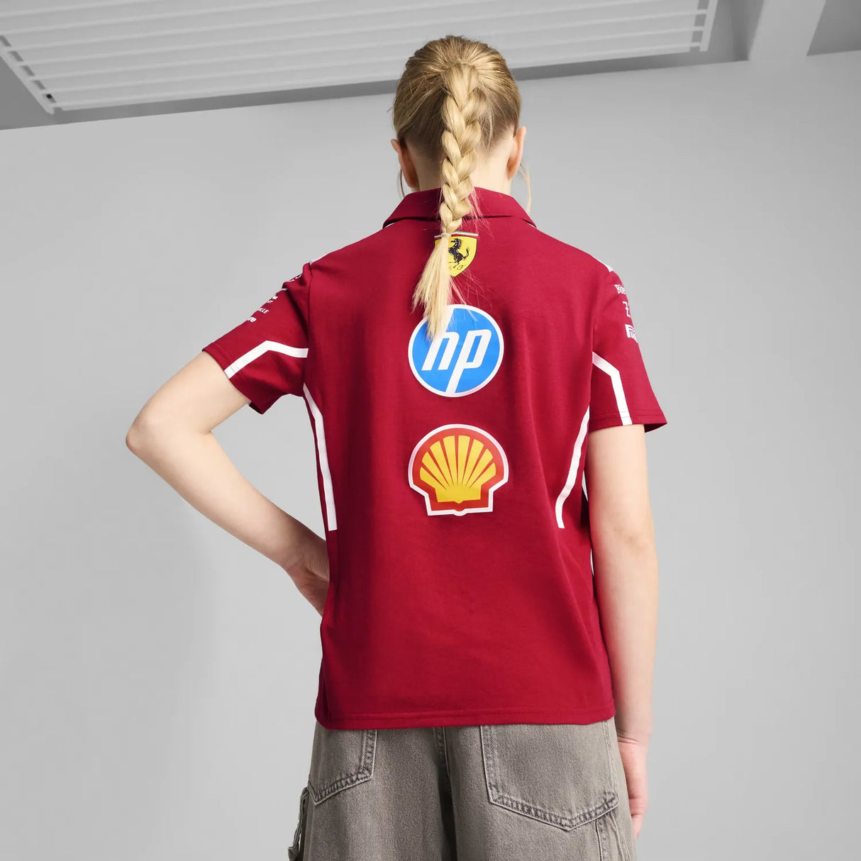 Scuderia Ferrari Team Kids Collared T-Shirt 🔥