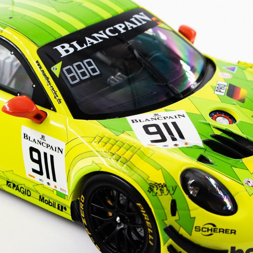 Manthey - Racing Porsche 911 GT3 R - 2018 Blancpain GT Endurance Series Monza 911 1:18 - FansBRANDS® - HU