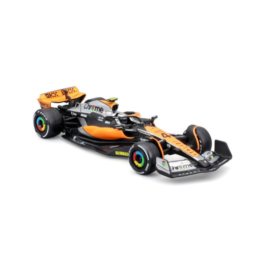 McLaren F1 modellautó, sisakkal, MCL60, bburago, 1:43, Lando Norris 4 - FansBRANDS® - HU