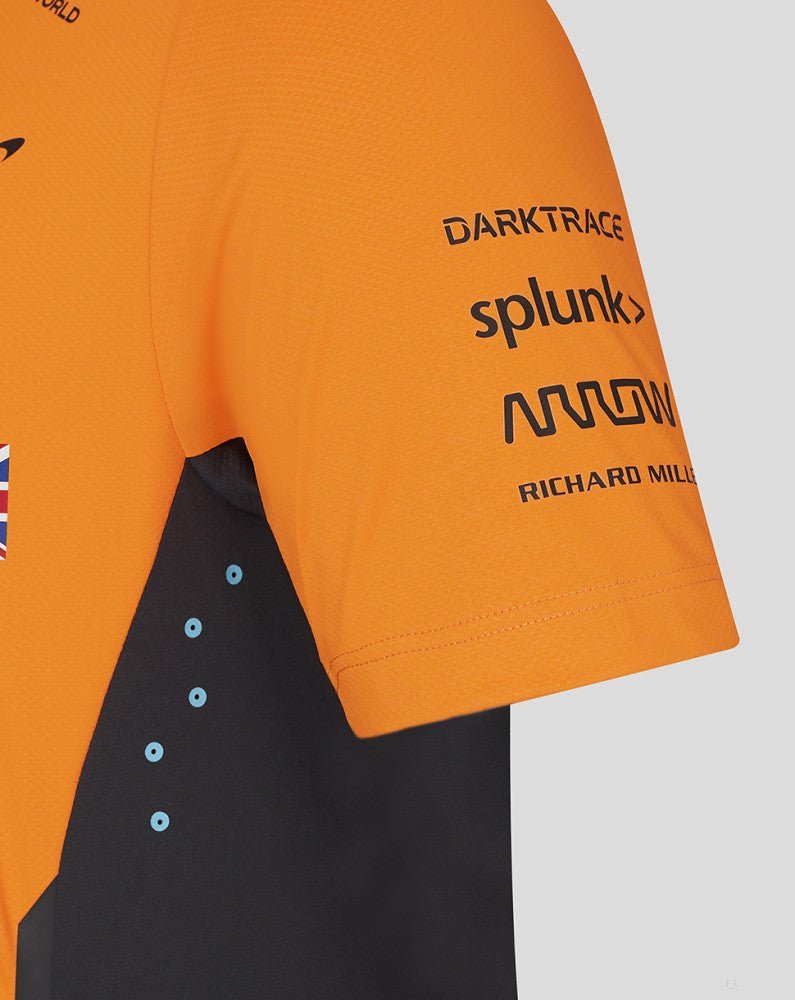 McLaren galléros póló, Castore, Lando Norris, narancssárga - FansBRANDS® - HU