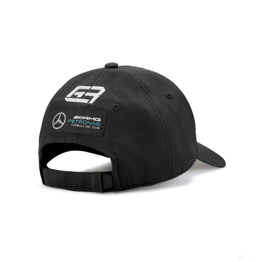 Mercedes Baseball Sapka, George Russell, Felnőtt, Fekete, 2022 - FansBRANDS®