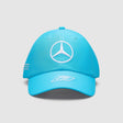 Mercedes baseball sapka, George Russell, gyerek, kék, 2023 - FansBRANDS®
