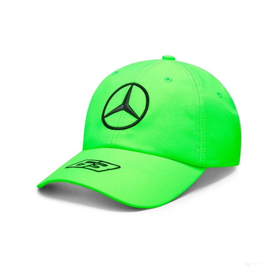 Mercedes baseball sapka, George Russell, neon zöld, 2023 - FansBRANDS®