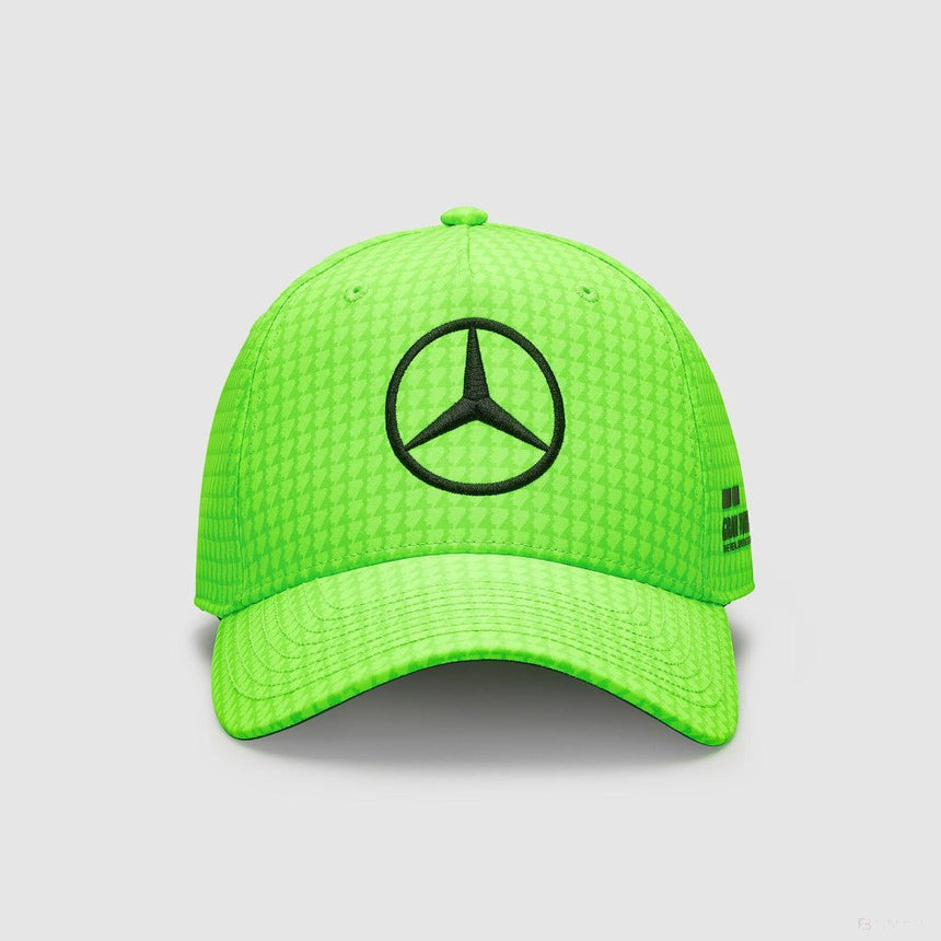 Mercedes baseball sapka, Lewis Hamilton, gyerek, neon zöld, 2023 - FansBRANDS® - HU